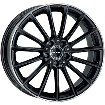 MAK KOMET gloss black mirror ring 9.0Jx18 5x112 ET33
