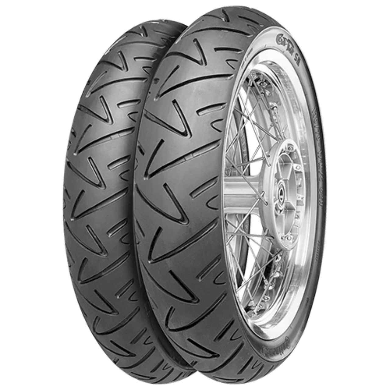 CONTINENTAL CONTITWIST SPORT SM 100/80 - 17 M/C TL/TT 52H FRONT