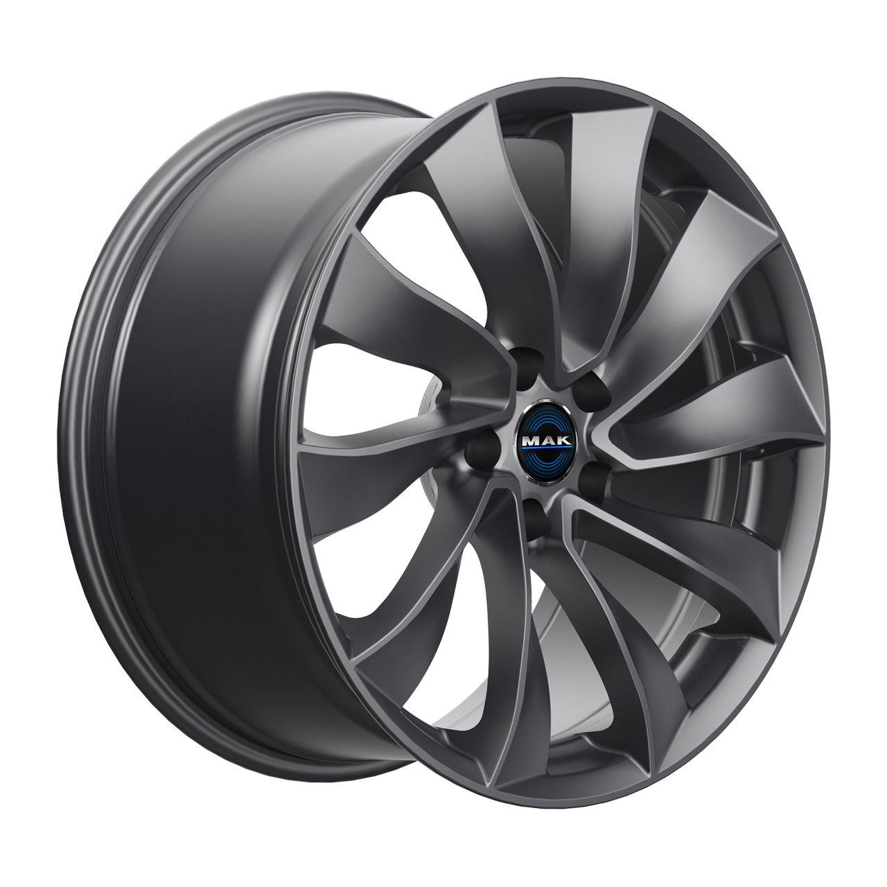 MAK SOLAR gloss gun metallic 8.5Jx19 5x114.3 ET38