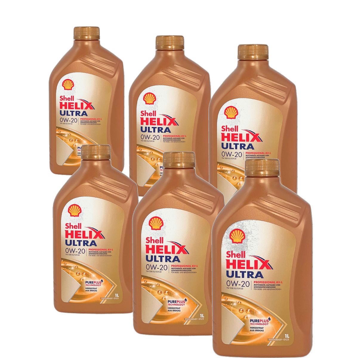 Shell Helix Ultra Professional AV-L 0W-20 6x1 Liter