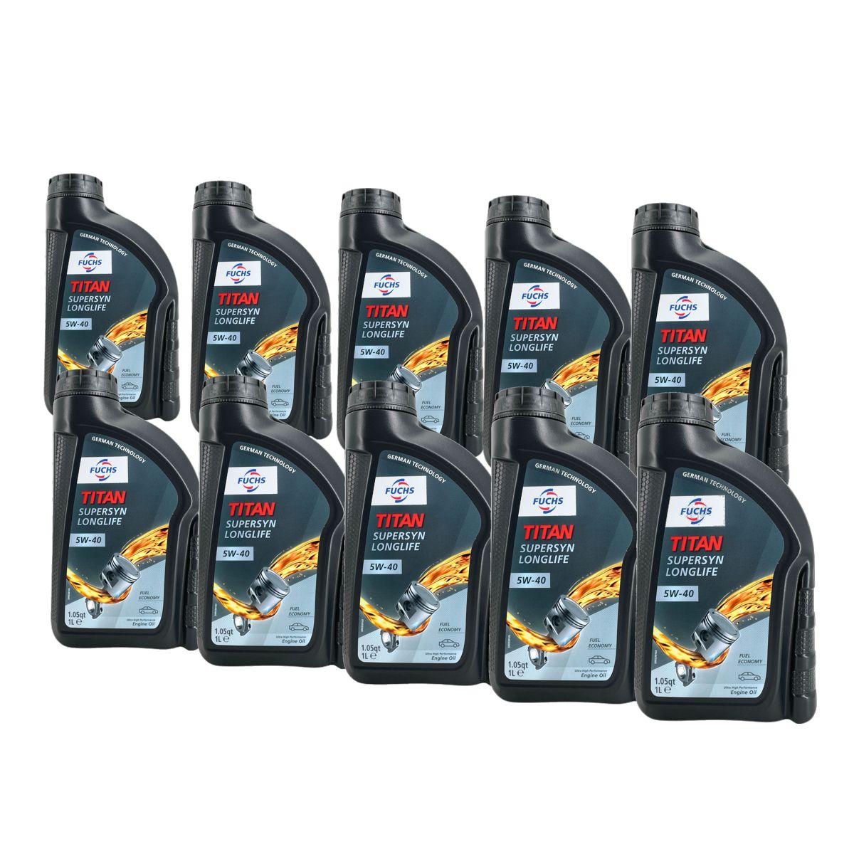 Fuchs Titan Supersyn Longlife 5W-40 10x1 Liter