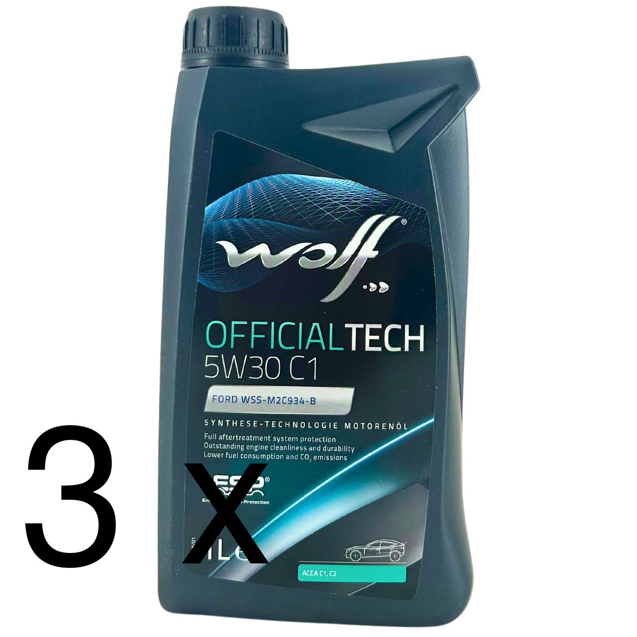Wolf OfficialTech 5W-30 C1 3x1 Liter Wolf OfficialTech 5W-30 C1 3x1 Liter