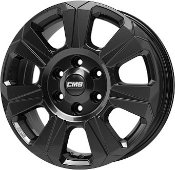 CMS C31-CBG HEAVY DUTY complete black gloss 6.5Jx16 5x130 ET60