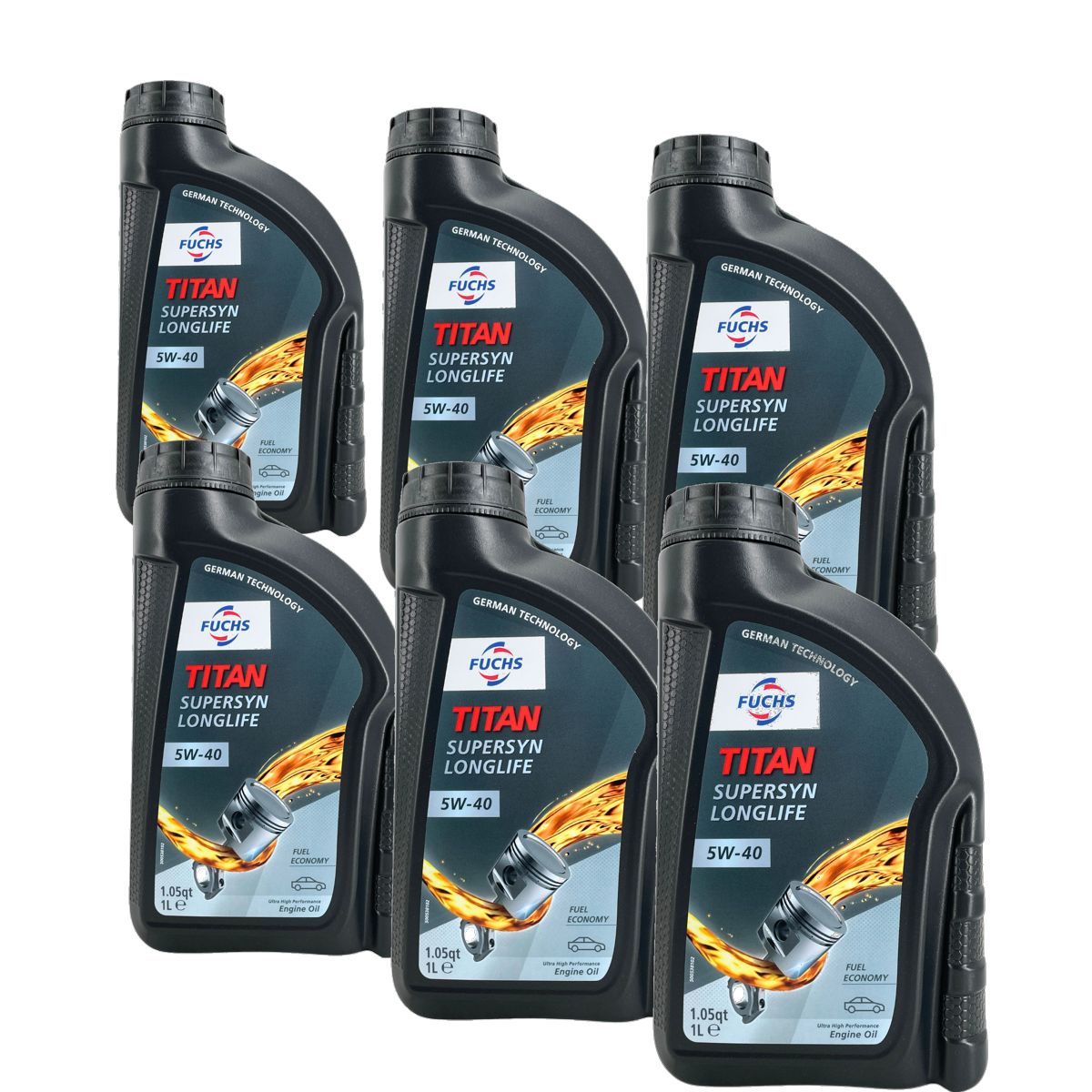 Fuchs Titan Supersyn Longlife 5W-40 6x1 Liter