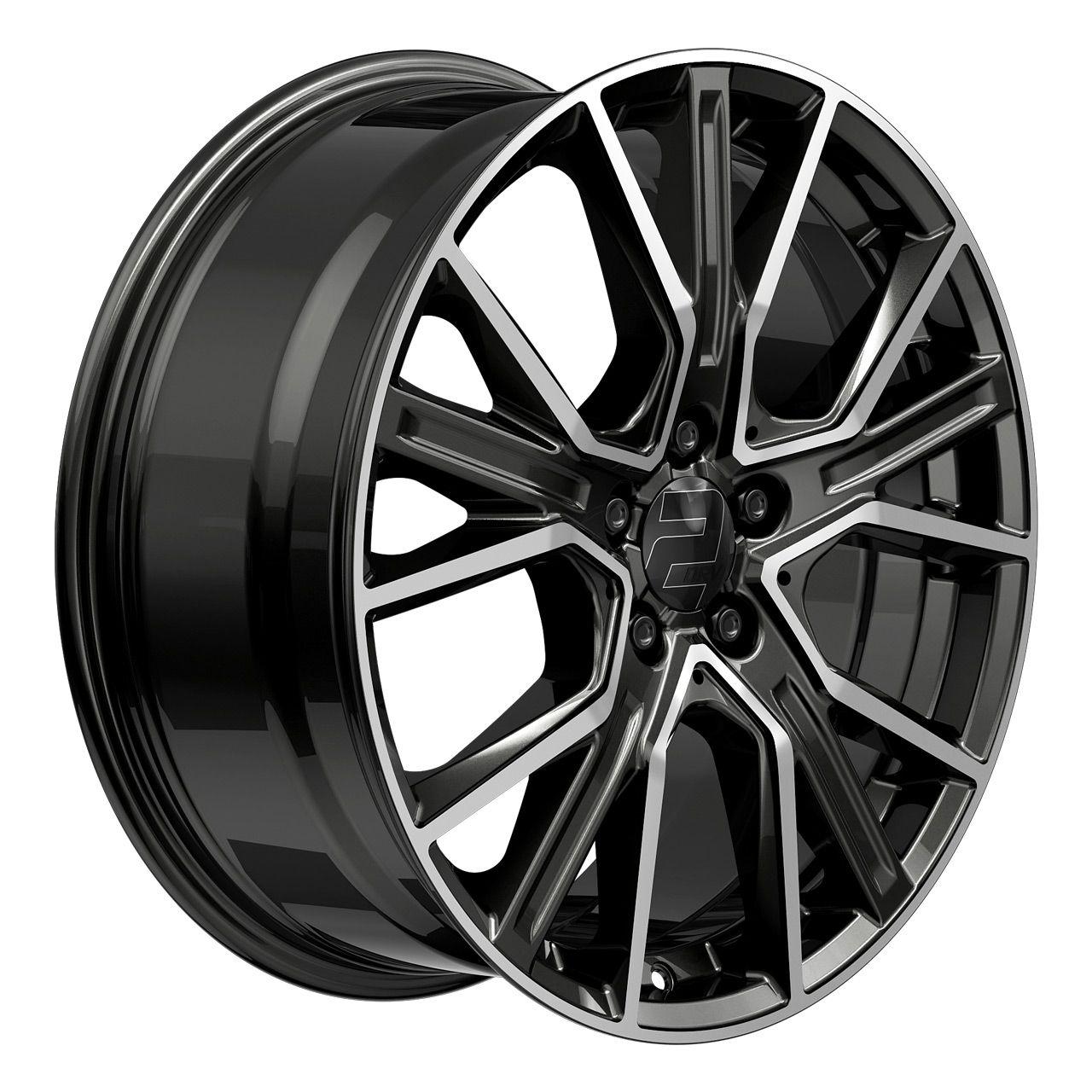 WHEELWORLD-2DRV WH34 dark gunmetal full machined 9.0Jx20 5x120 ET45