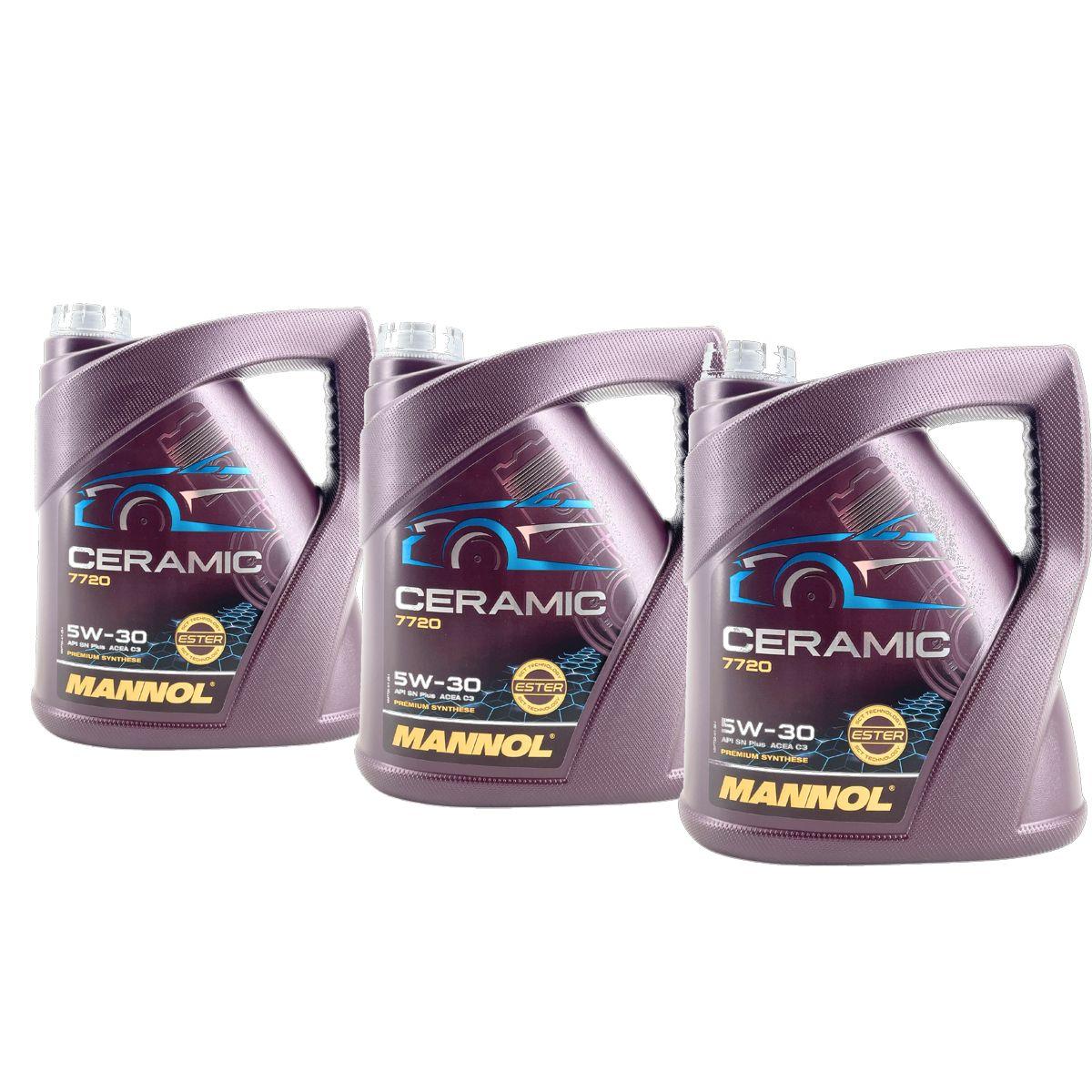Mannol Ceramic 5W-30 3x4 Liter