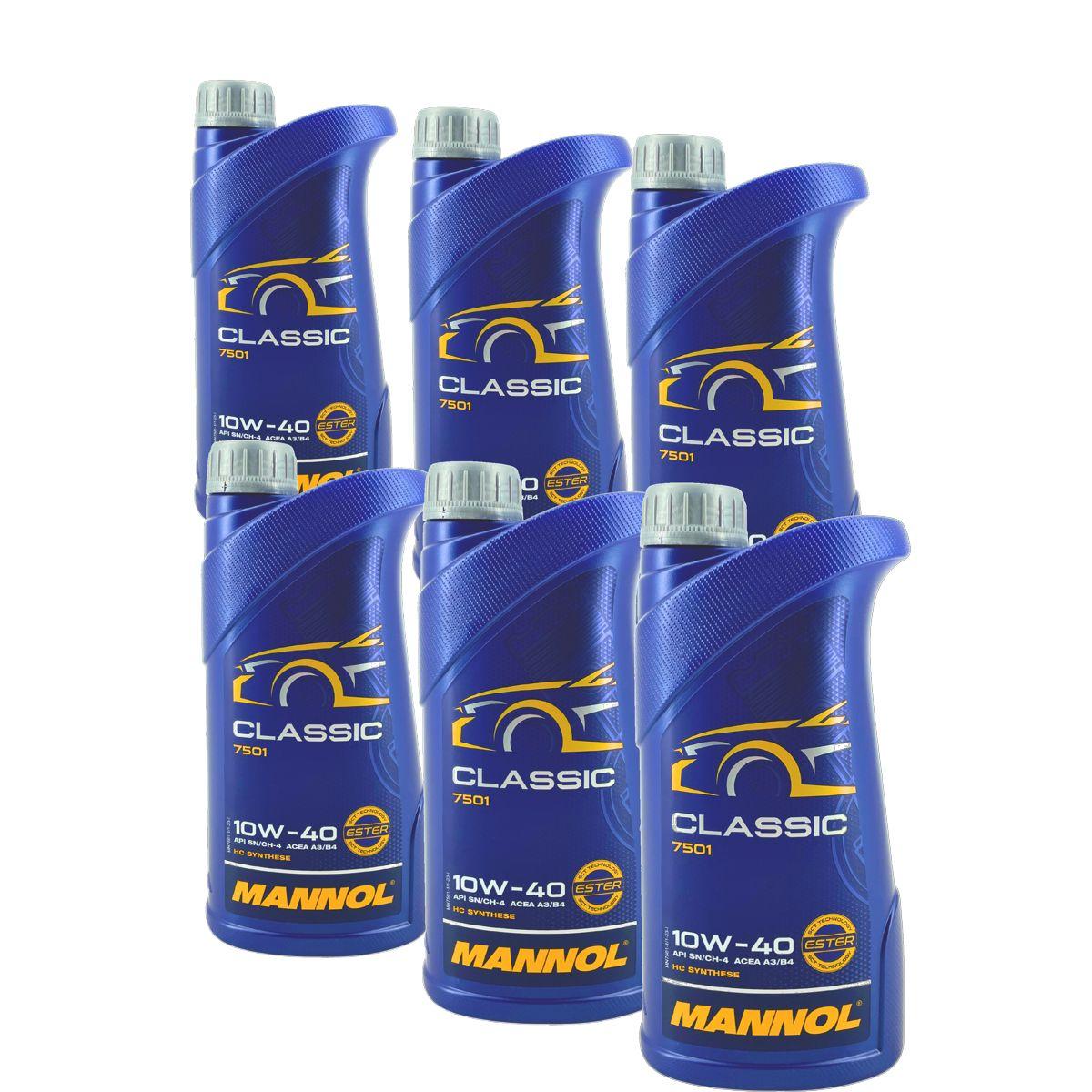 Mannol Classic 10W-40 6x1 Liter