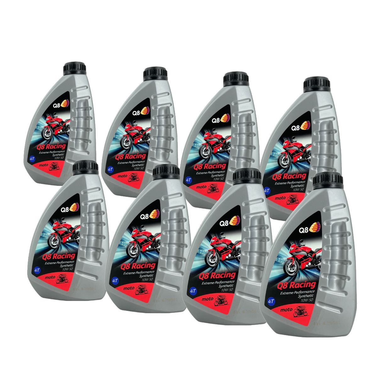Q8 Racing 4T 10W-50 8x1 Liter