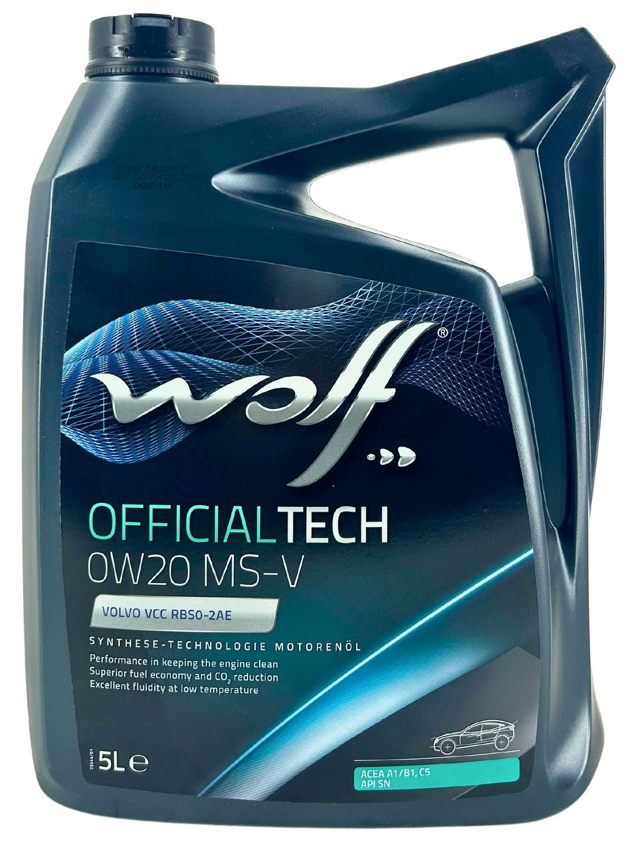 Wolf OfficialTech 0W-20 MS-V 5 Liter