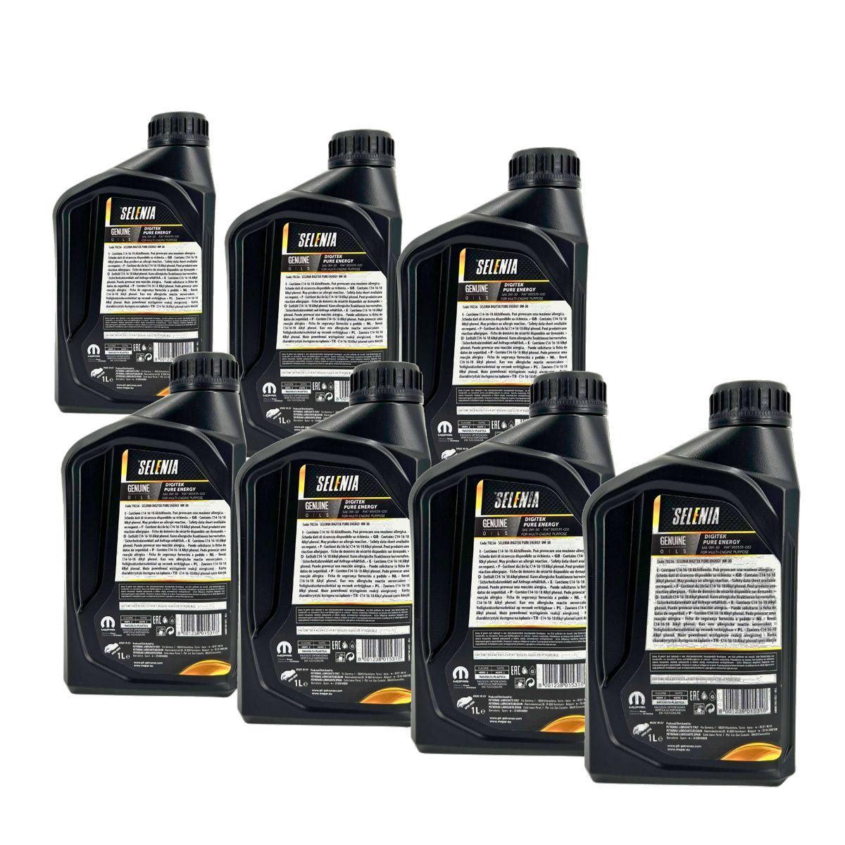 Selenia Digitek Pure Energy 0W-30 7x1 Liter