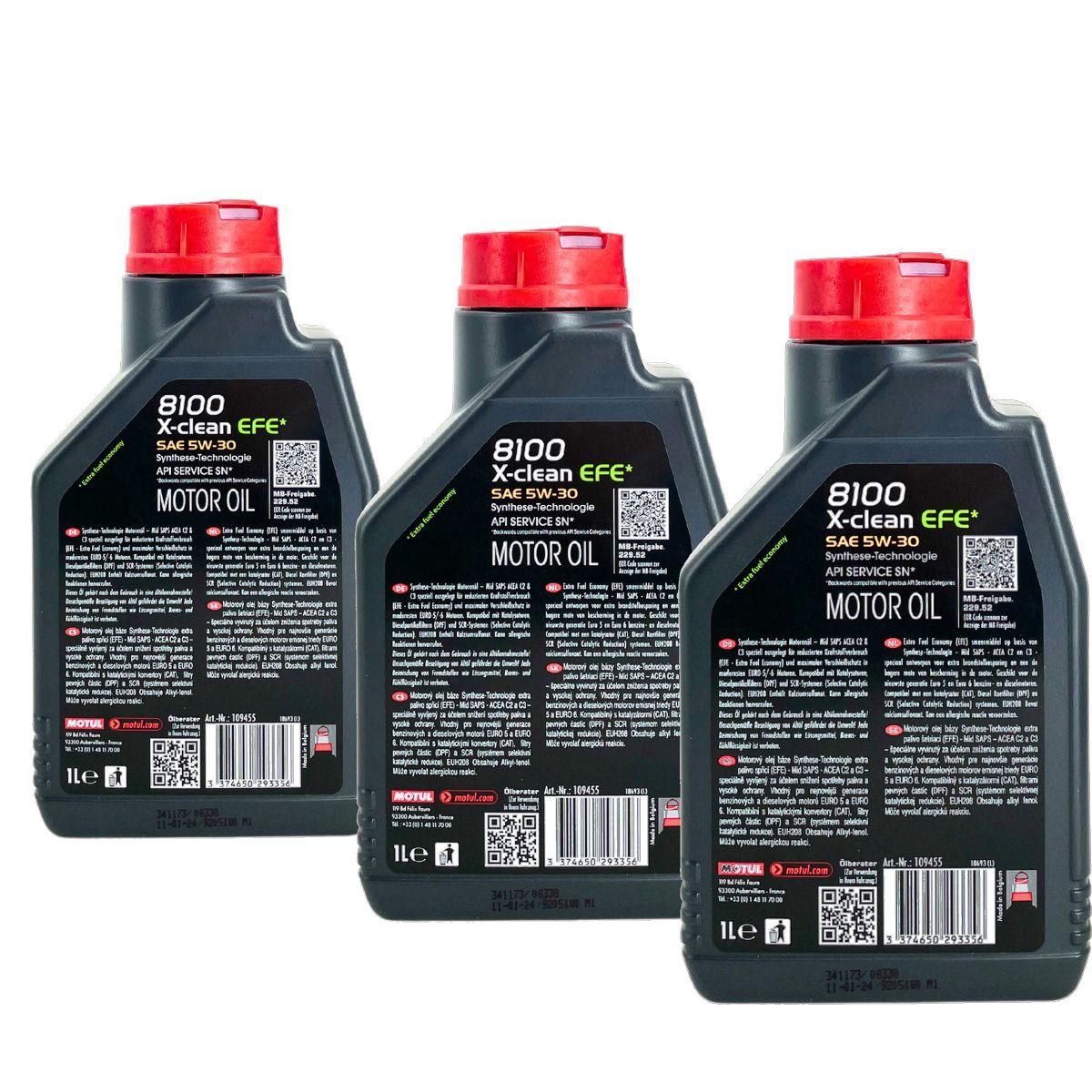 Motul 8100 X-clean EFE 5W-30 3x1 Liter