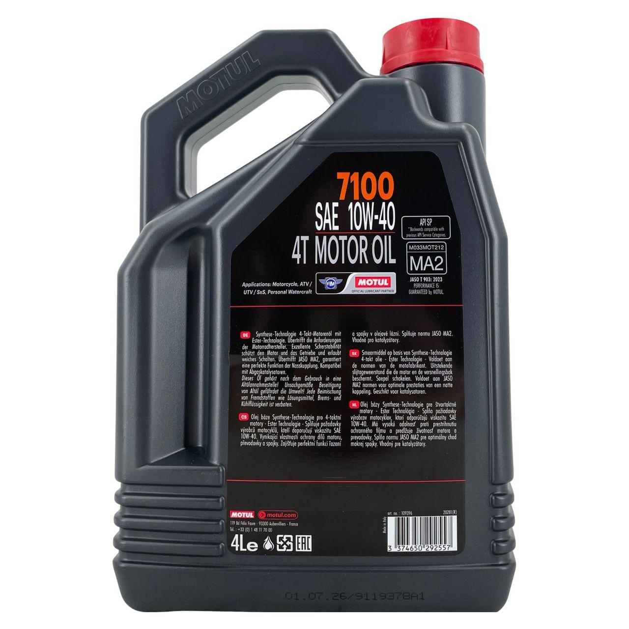Motul 7100 10W-40 4T 4 Liter
