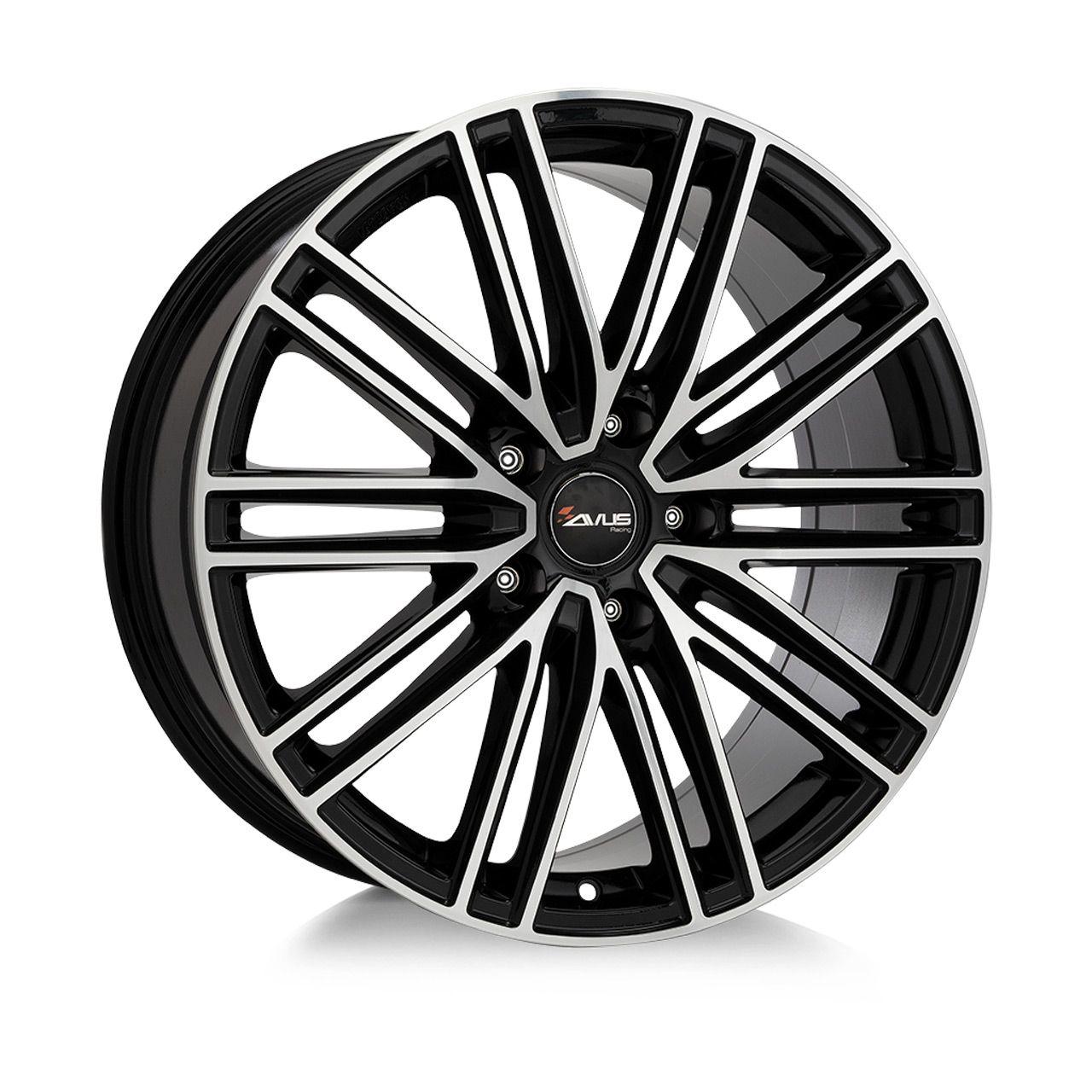 AVUS RACING AC-M08 black polished 10.5Jx20 5x130 ET64