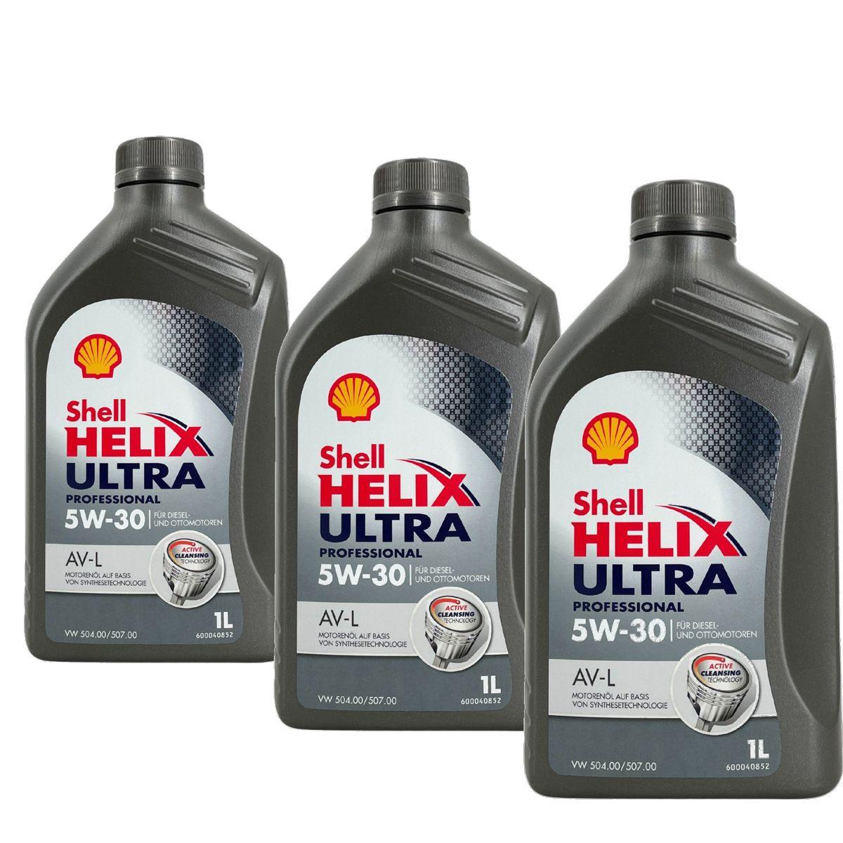 Shell Helix Ultra Professional AV-L 5W-30 3x1 Liter