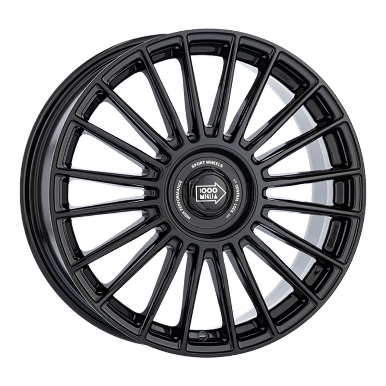 1000 MIGLIA MM1022 gloss black 8.0Jx18 5x108/114.3 ET45