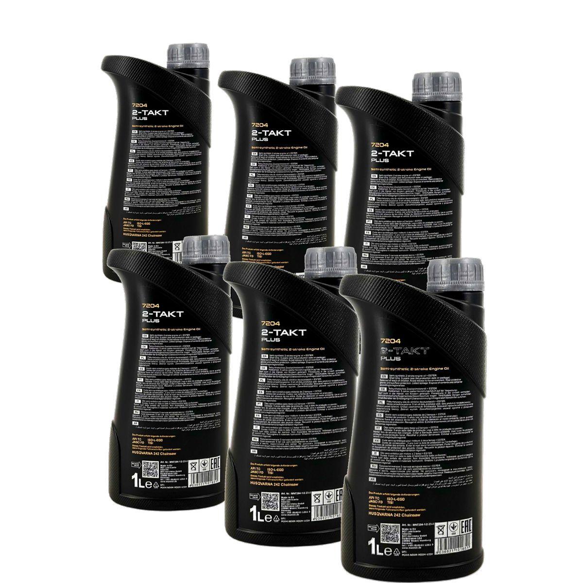 Mannol 2-Takt Plus 6x1 Liter