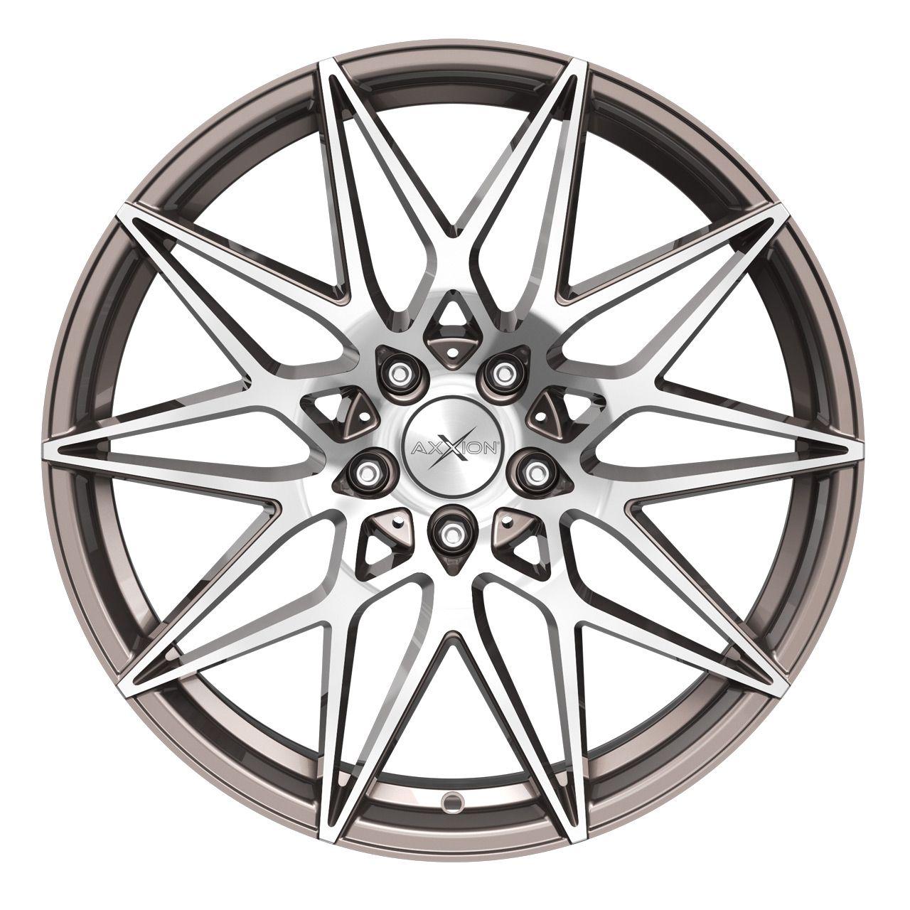 AXXION AX9 platinum grey full machined 8.5Jx19 5x120 ET25