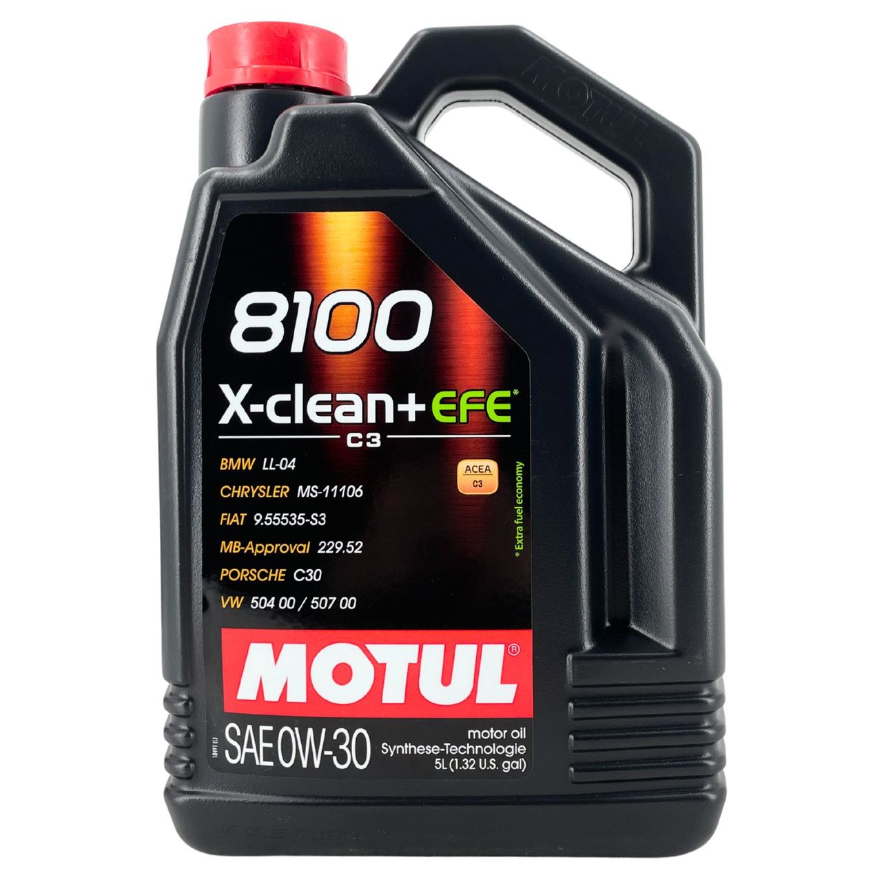 Motul 8100 X-Clean + EFE 0W-30 5 Liter