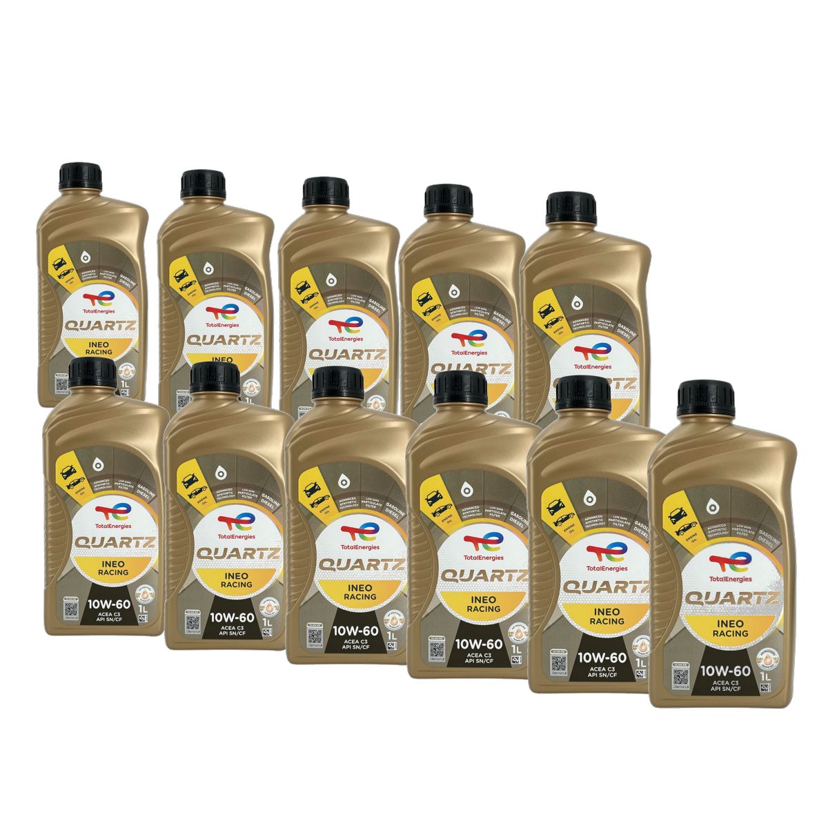 Total Quartz Ineo Racing 10W-60 11x1 Liter
