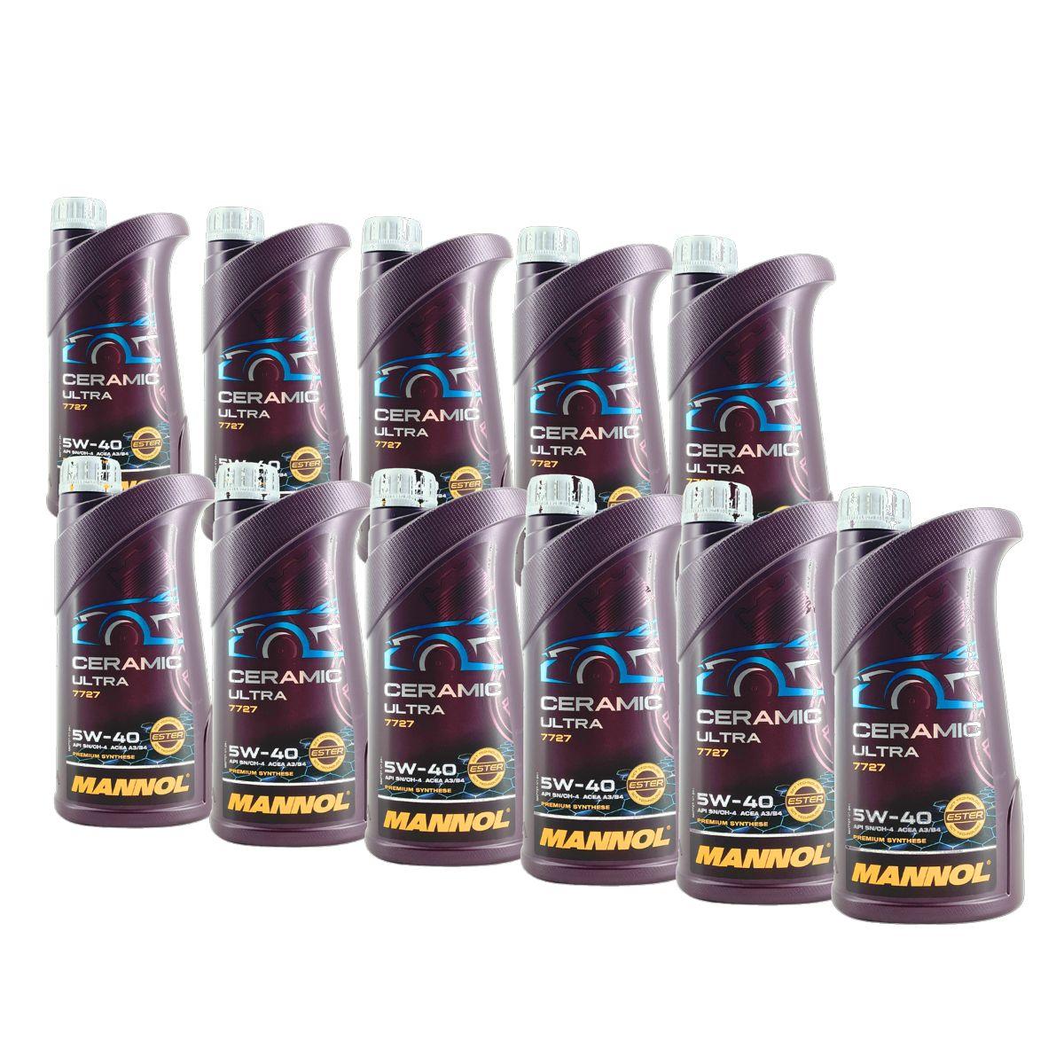 Mannol Ceramic Ultra 5W-40 11x1 Liter