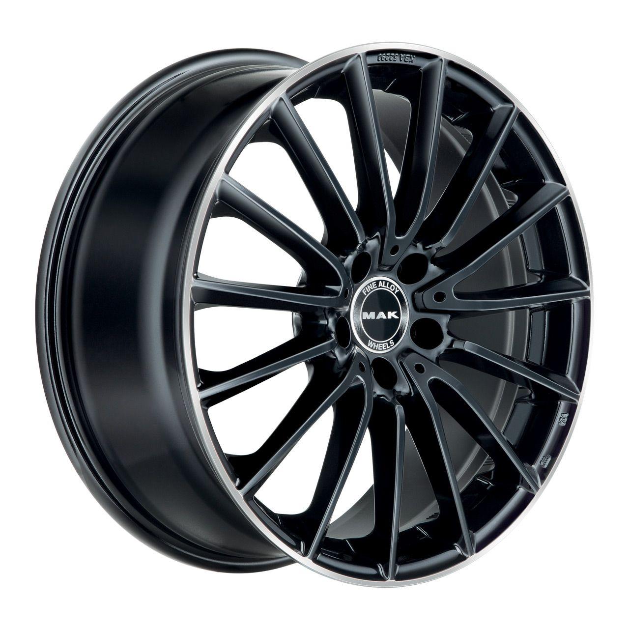 MAK KOMET gloss black mirror ring 7.5Jx19 5x112 ET32