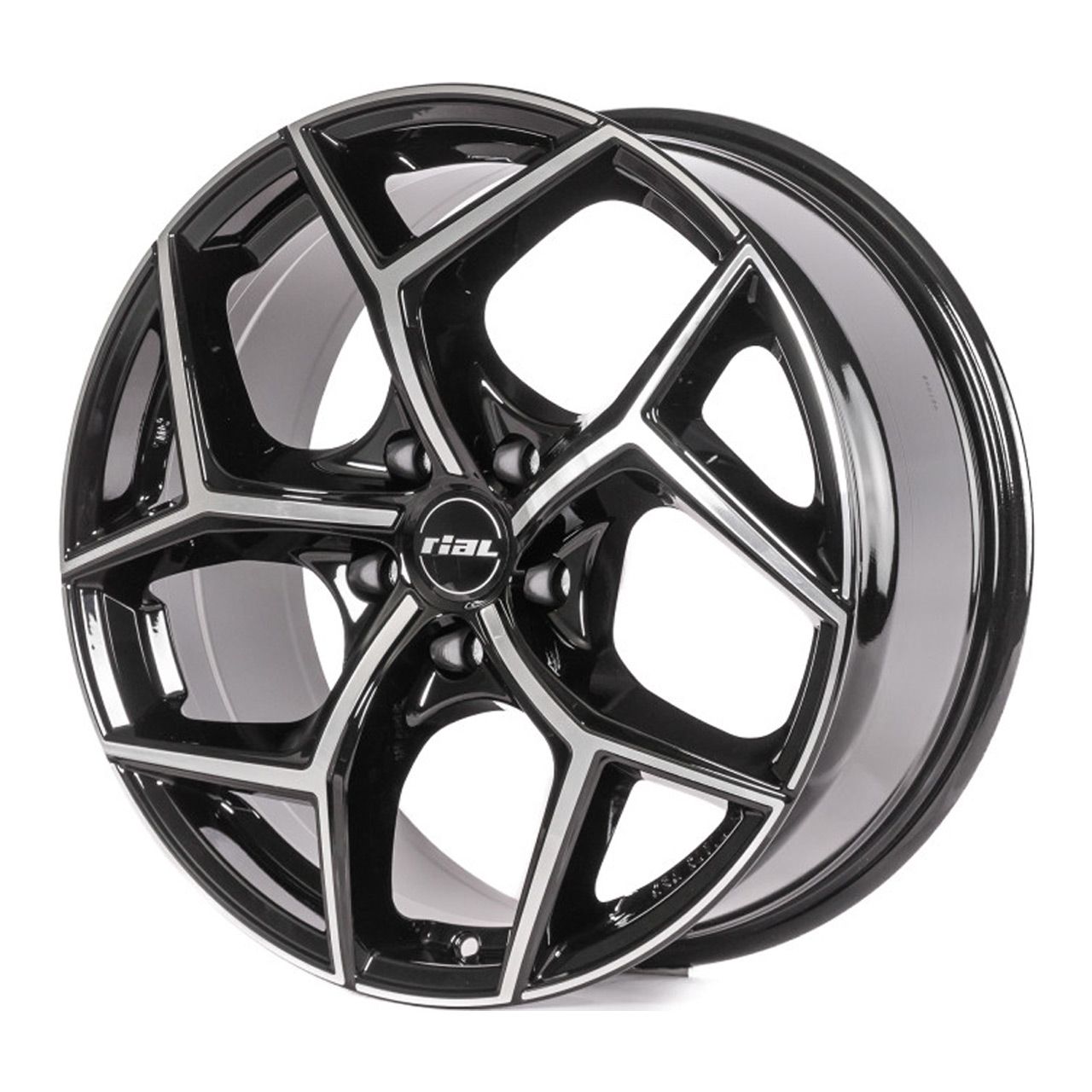 RIAL SALENTO diamantschwarz frontpoliert 8.0Jx18 5x114.3 ET40