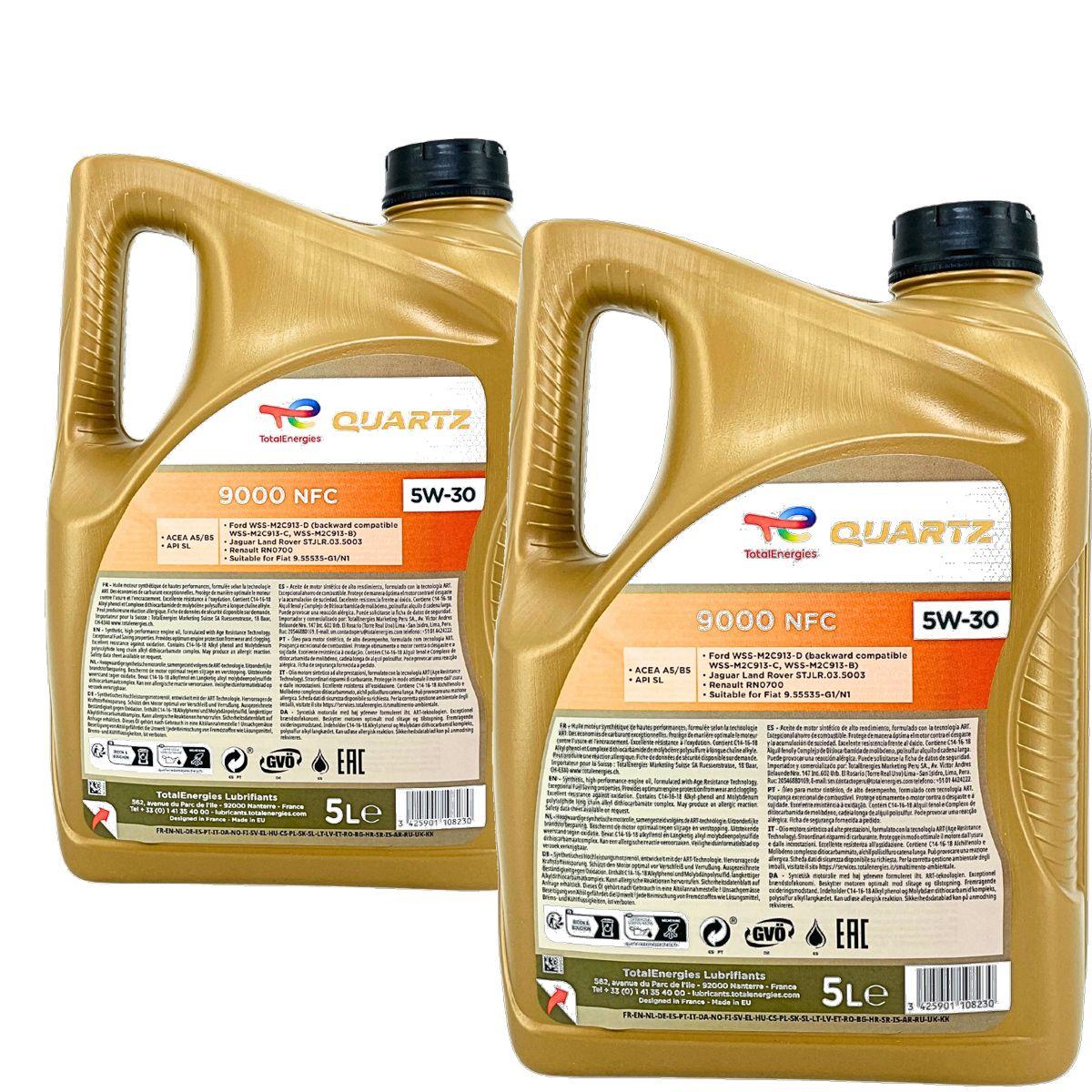 Total Quartz 9000 NFC 5W-30 2x5 Liter