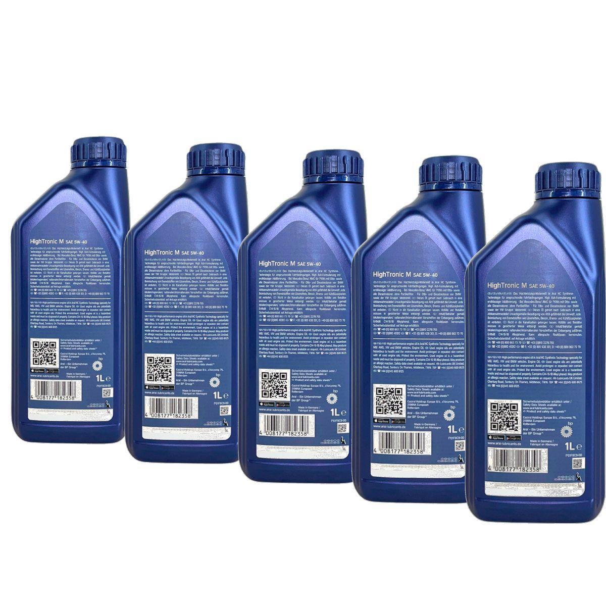 Aral HighTronic M 5W-40 5x1 Liter