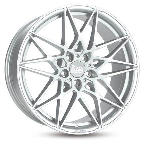 MAM WHEELS MAM B2 silver painted 8.0Jx18 5x112 ET30