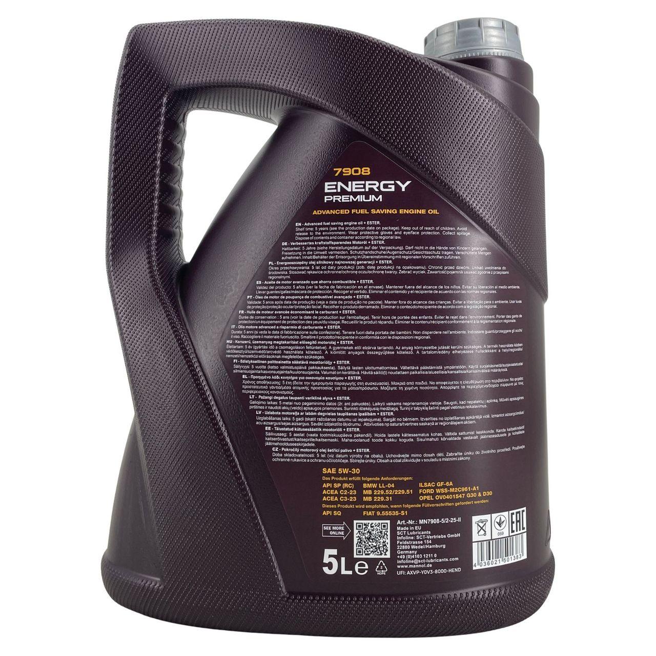 Mannol Energy Premium 5W-30 5 Liter