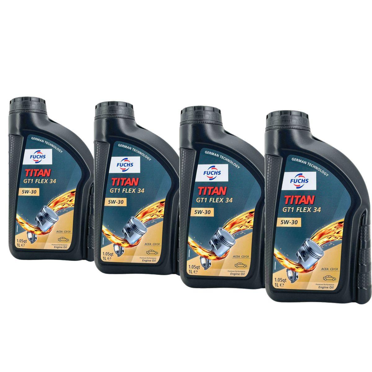 Fuchs Titan GT1 Flex 34 5W-30 4x1 Liter