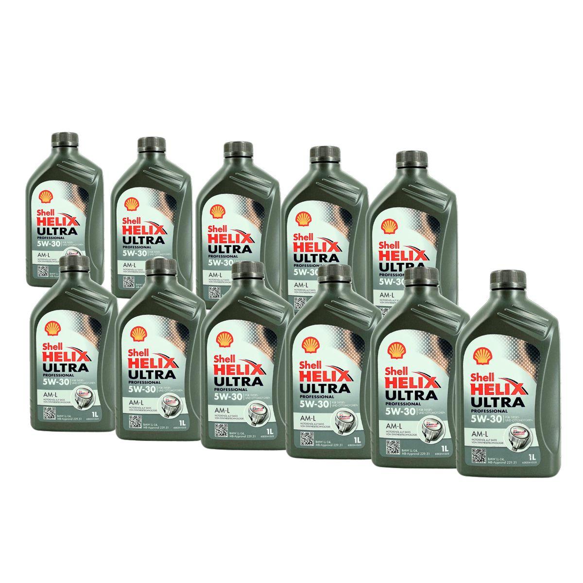 Shell Helix Ultra Professional AM-L 5W-30 11x1 Liter
