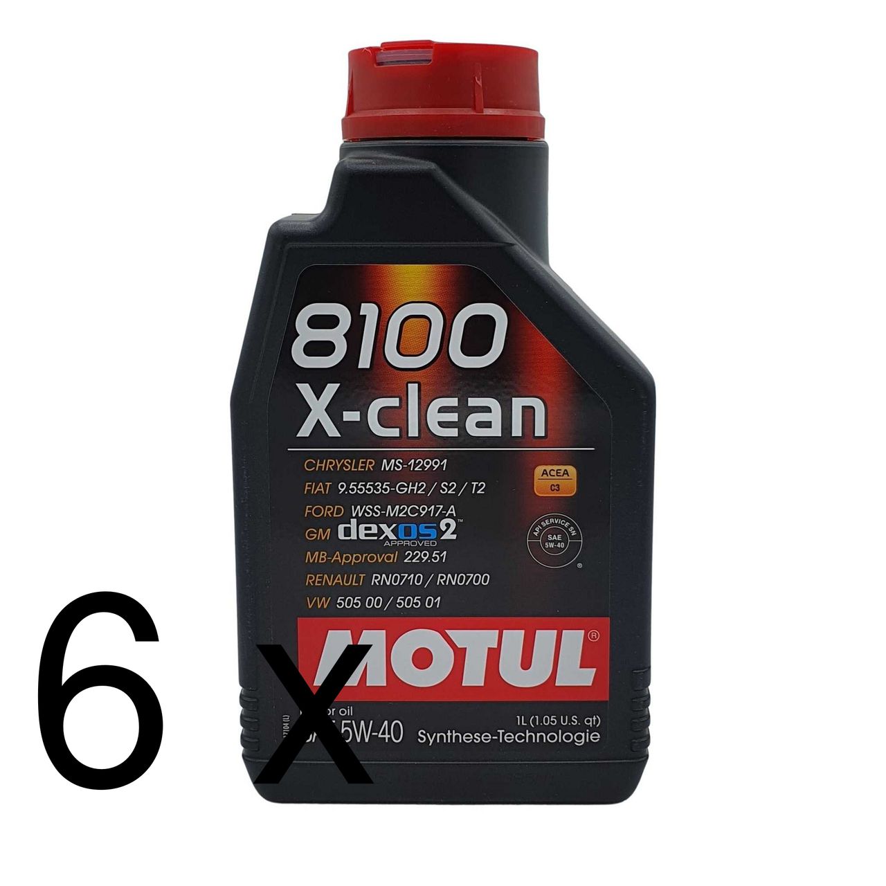 Motul 8100 X-clean 5W-40 6x1 Liter