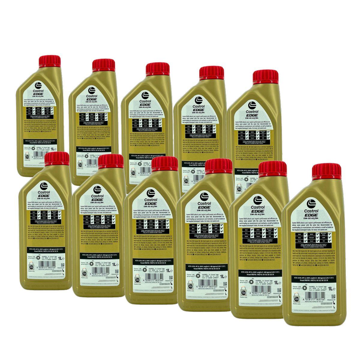Castrol Edge 0W-30 A3/B4 11x1 Liter