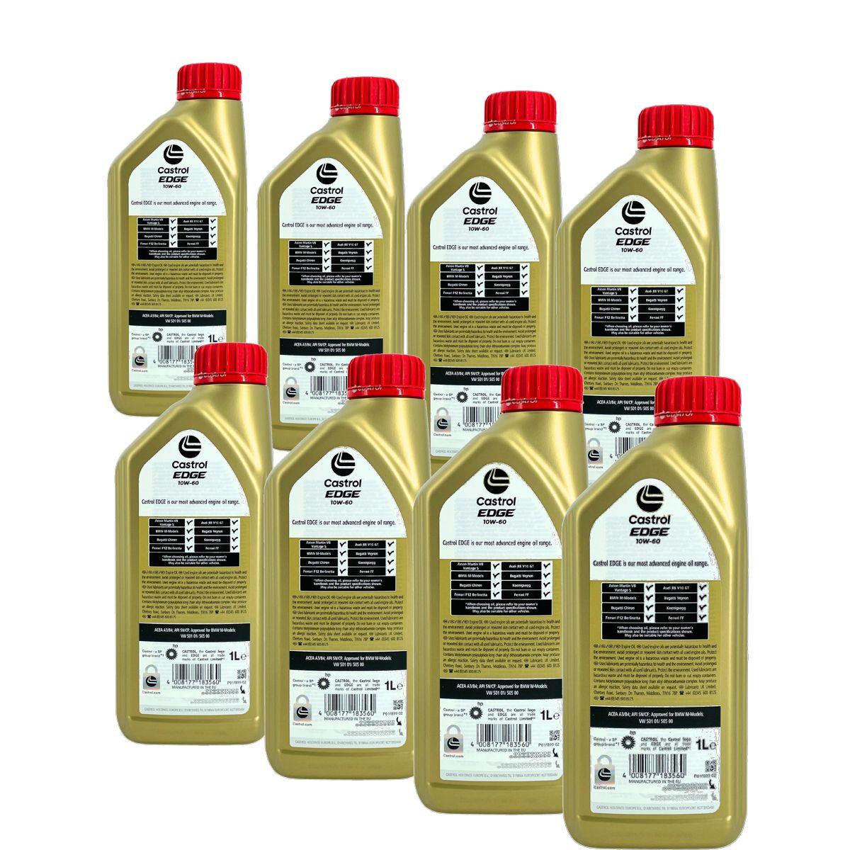 Castrol Edge 10W-60 8x1 Liter