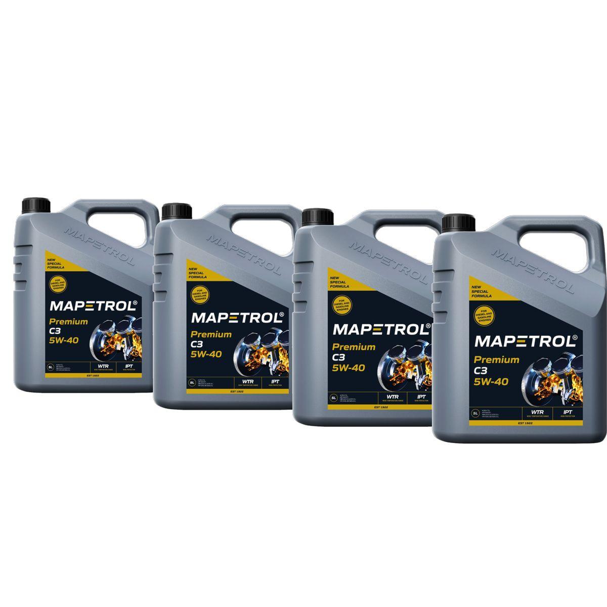 Mapetrol Premium C3 5W-40 4x5 Liter