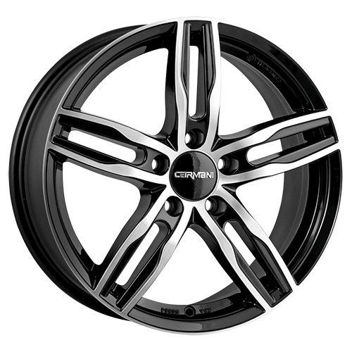 CARMANI CA 14 PAUL schwarz poliert 7.5Jx17 5x114.3 ET45