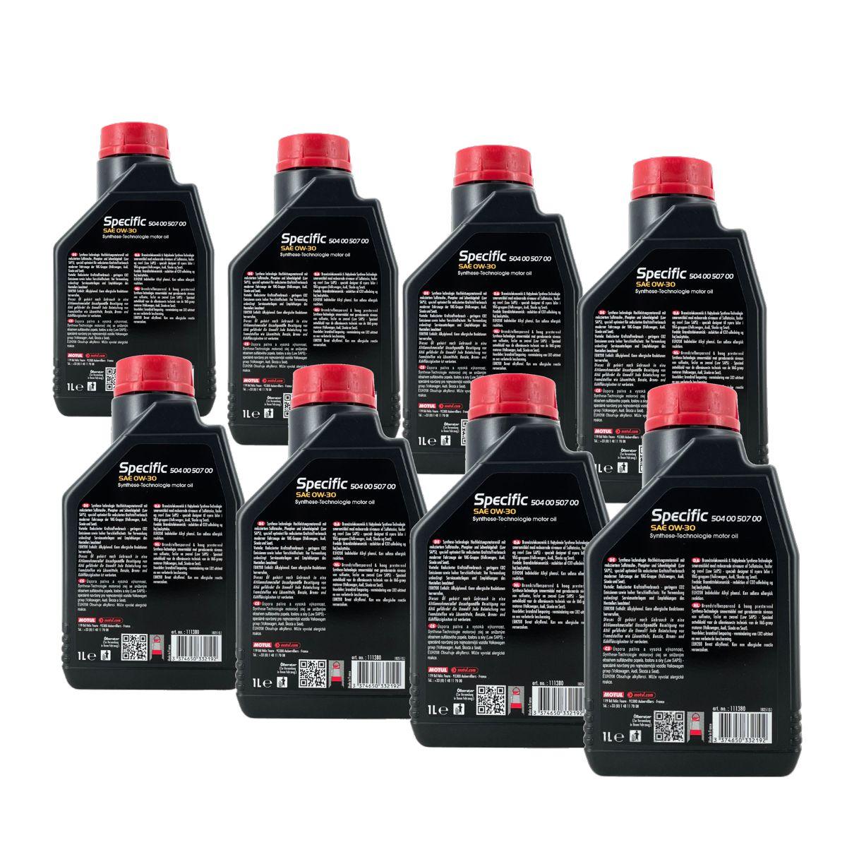 Motul Specific 504 00 - 507 00 0W-30 8x1 Liter