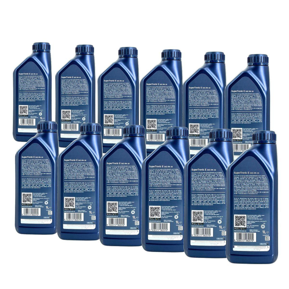 Aral SuperTronic E 0W-30 12x1 Liter