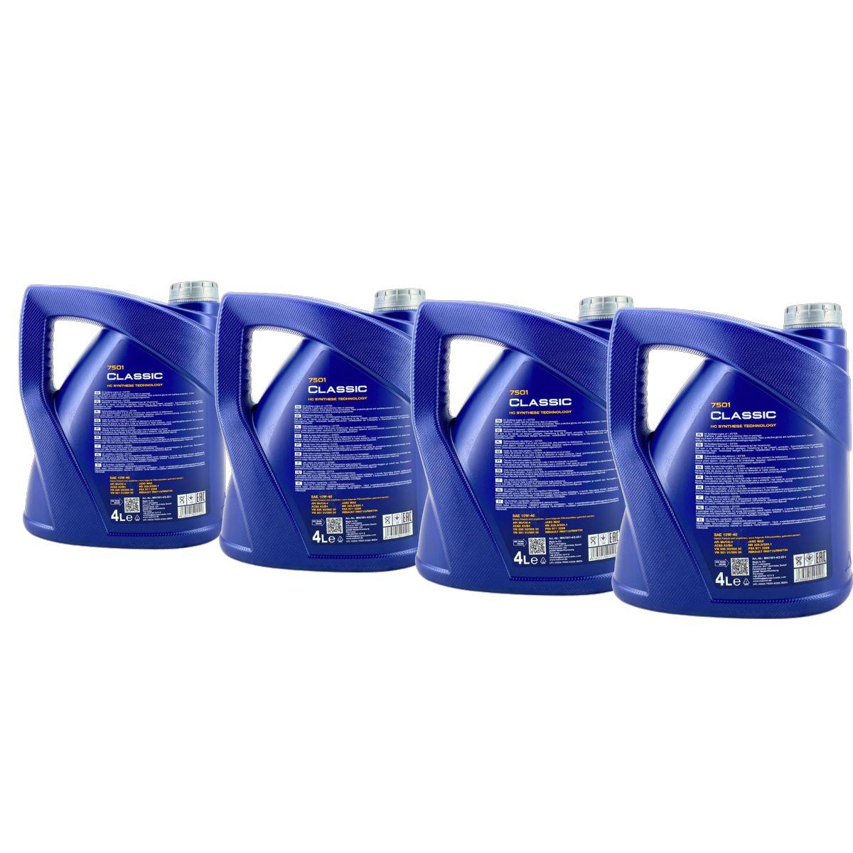 Mannol Classic 10W-40 4x4 Liter