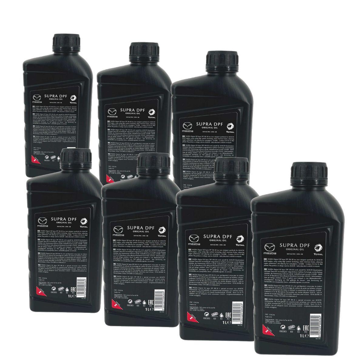 Mazda Original Oil Supra DPF Skyactiv-D 0W-30 7x1 Liter