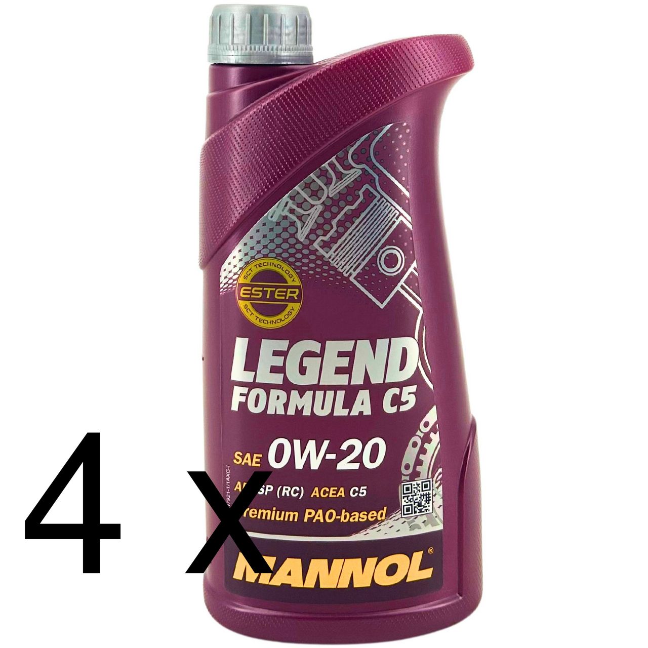 Mannol Legend Formula C5 0W-20 4x1 Liter