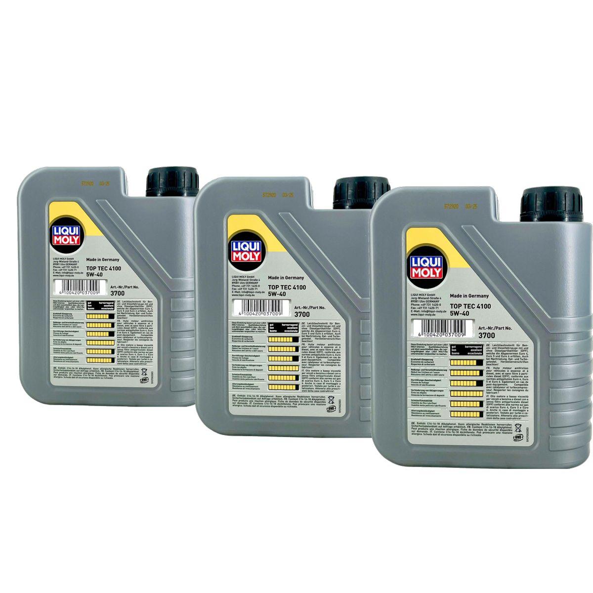 Liqui Moly Top Tec 4100 5W-40 3x1 Liter