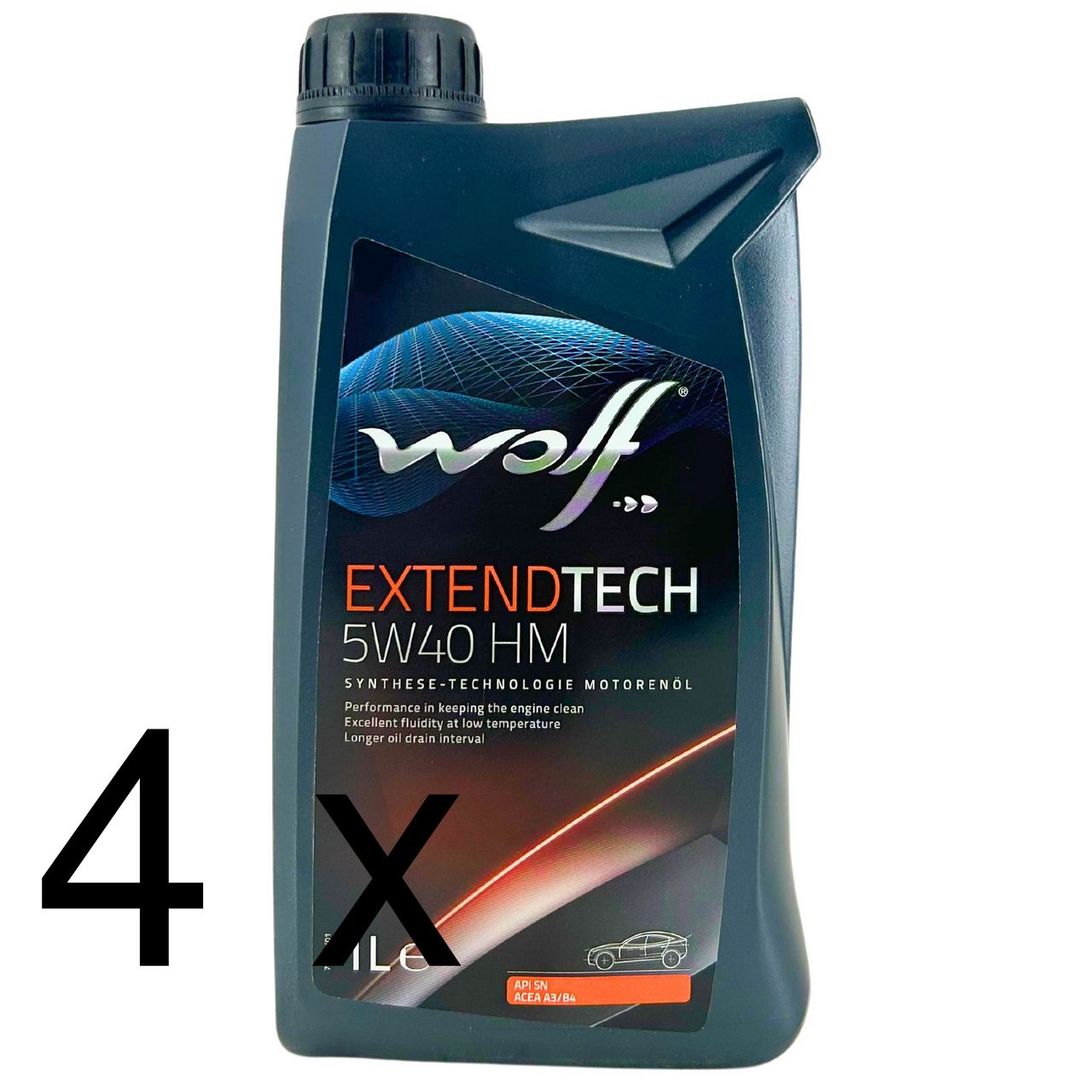 Wolf ExtendTech 5W-40 HM 4x1 Liter