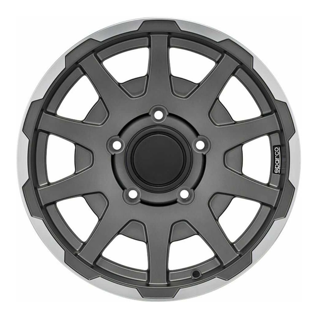 SPARCO DAKAR JIMNY matt dark grey lip polished 5.5Jx16 5x139.7 ET5