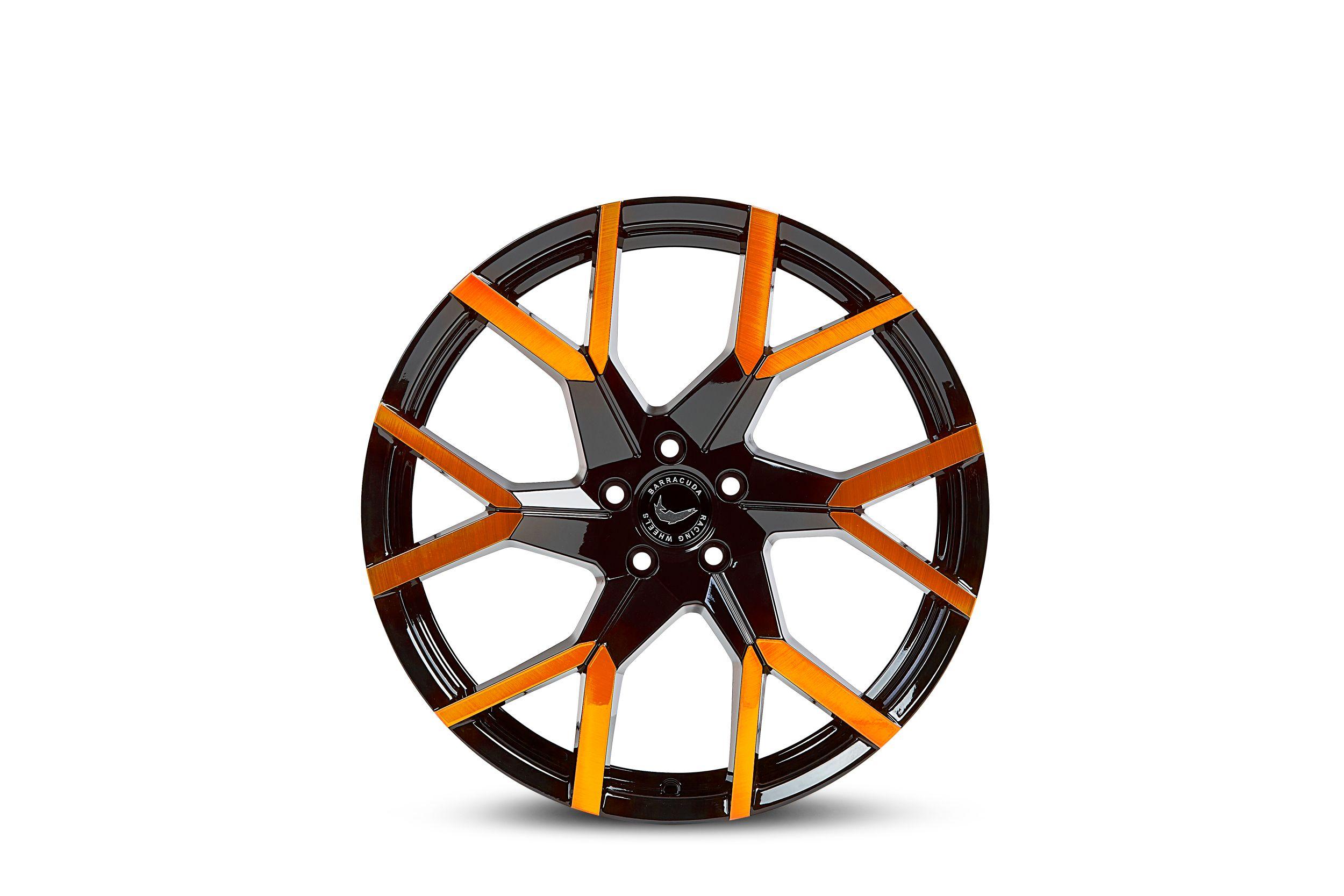 BARRACUDA TZUNAMEE EVO black gloss flashorange 8.0Jx18 5x112 ET33