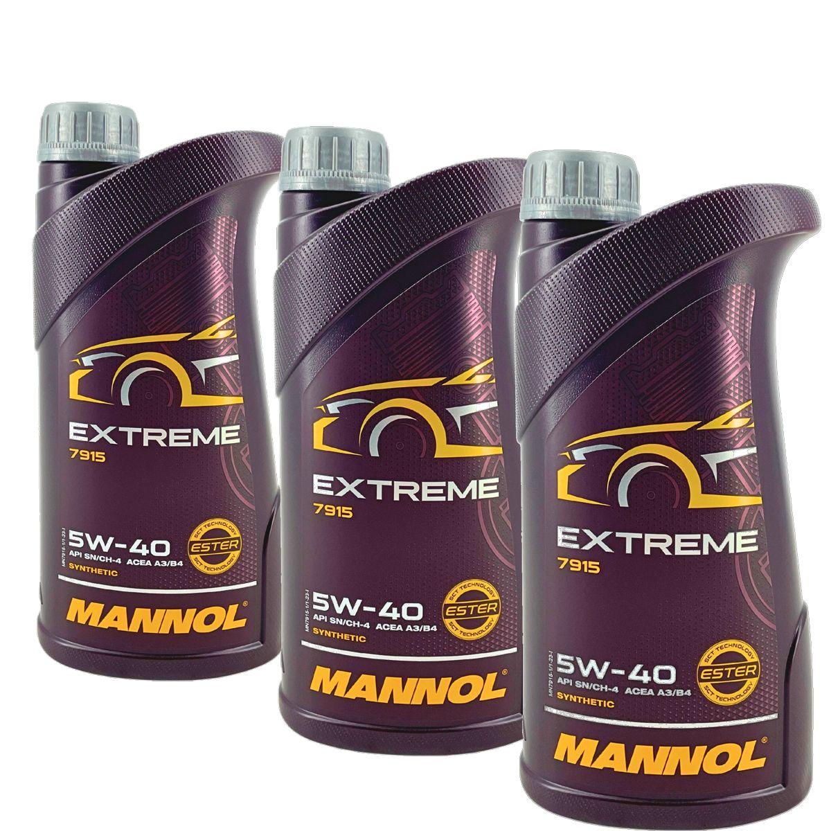 Mannol Extreme 5W-40 3x1 Liter