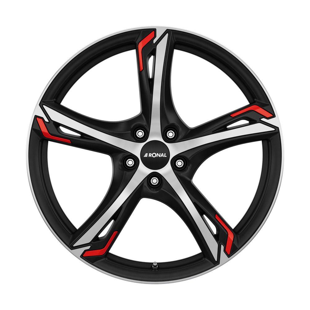 RONAL RONAL R62 RED jetblack-matt-frontkopiert 7.5Jx17 5x114.3 ET50