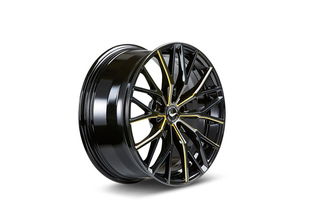 BARRACUDA PROJECT 3.0 black gloss flashgold 8.5Jx20 5x112 ET33