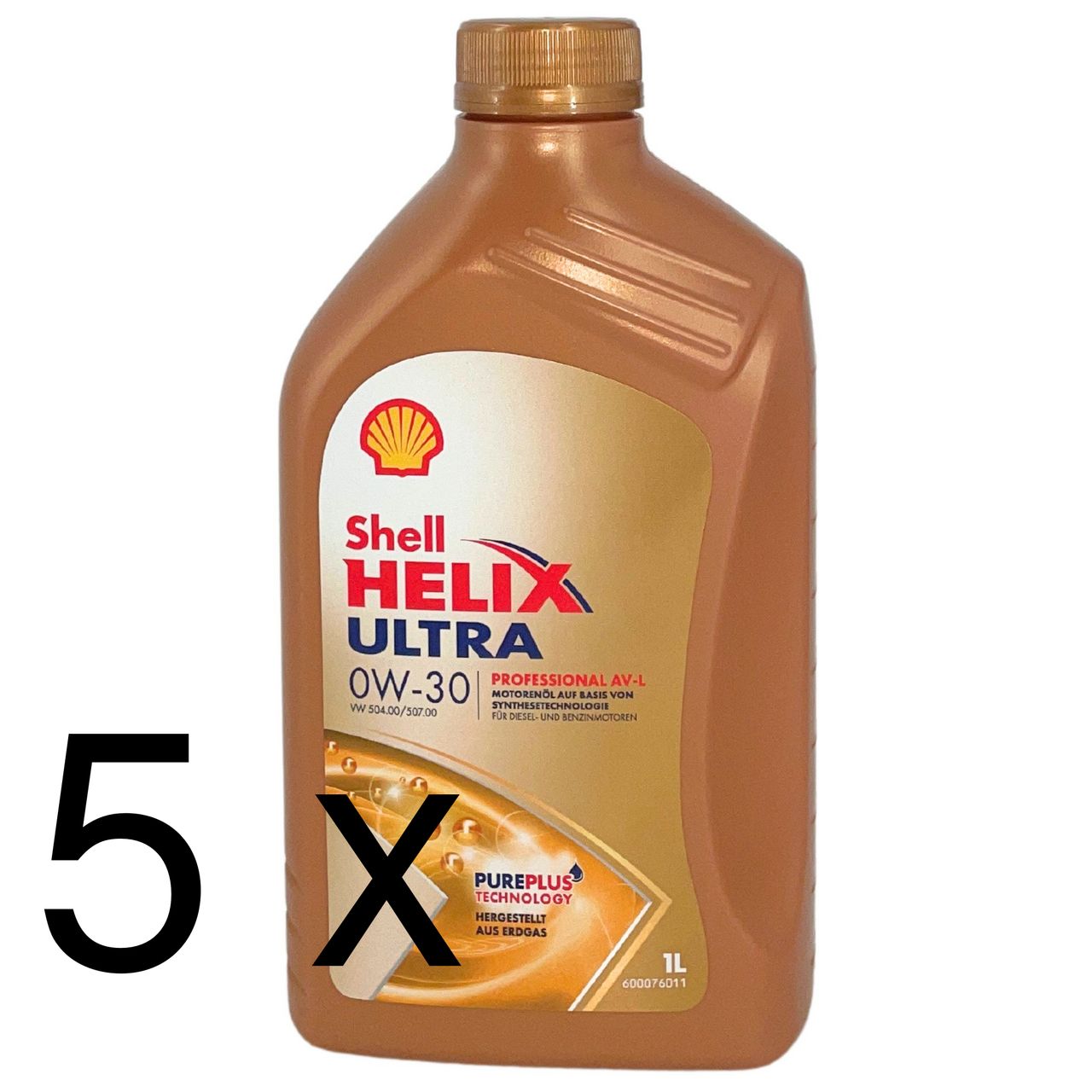 Shell Helix Ultra Professional AV-L 0W-30 5x1 Liter Shell Helix Ultra Professional AV-L 0W-30 5x1 Liter